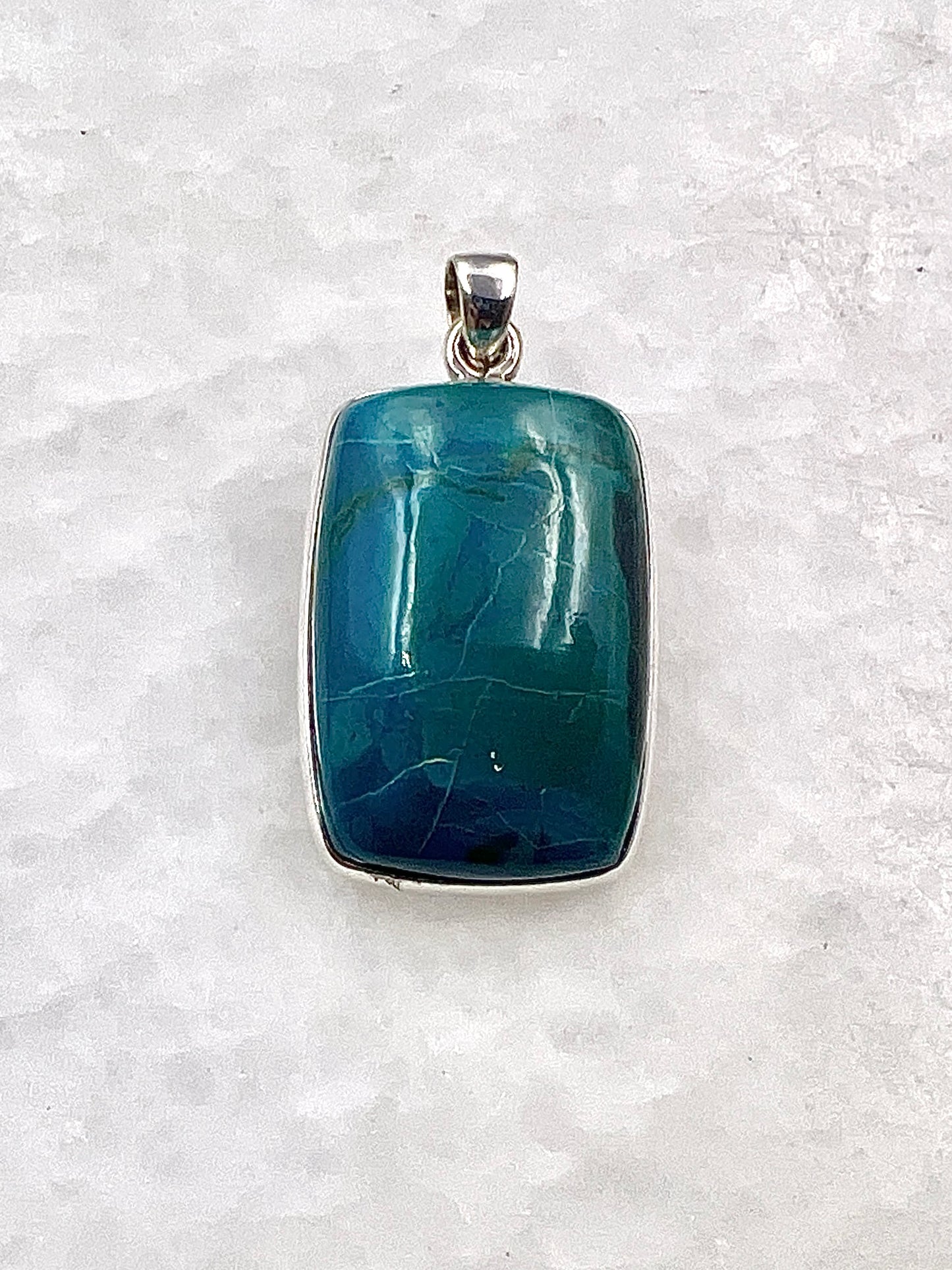 Crysocolla in 0.925 Silver