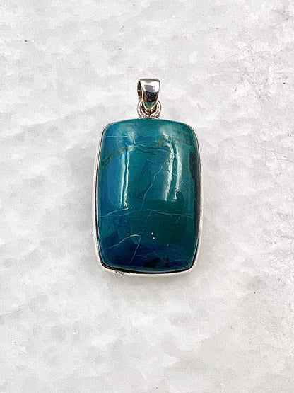 Crysocolla in 0.925 Silver