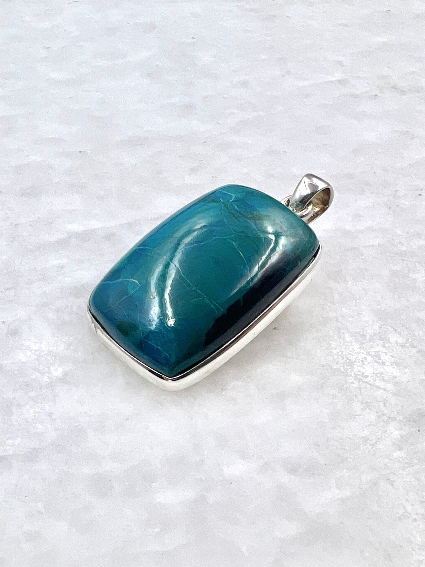 Crysocolla in 0.925 Silver