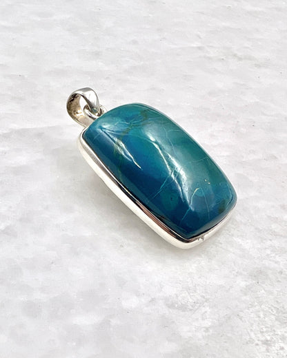 Crysocolla in 0.925 Silver