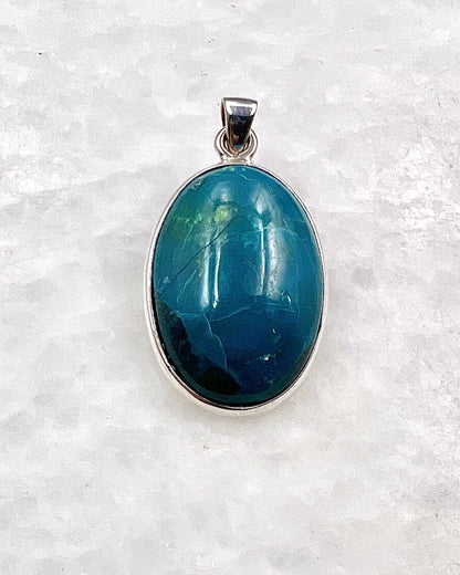 Crysocolla in 0.925 Silver