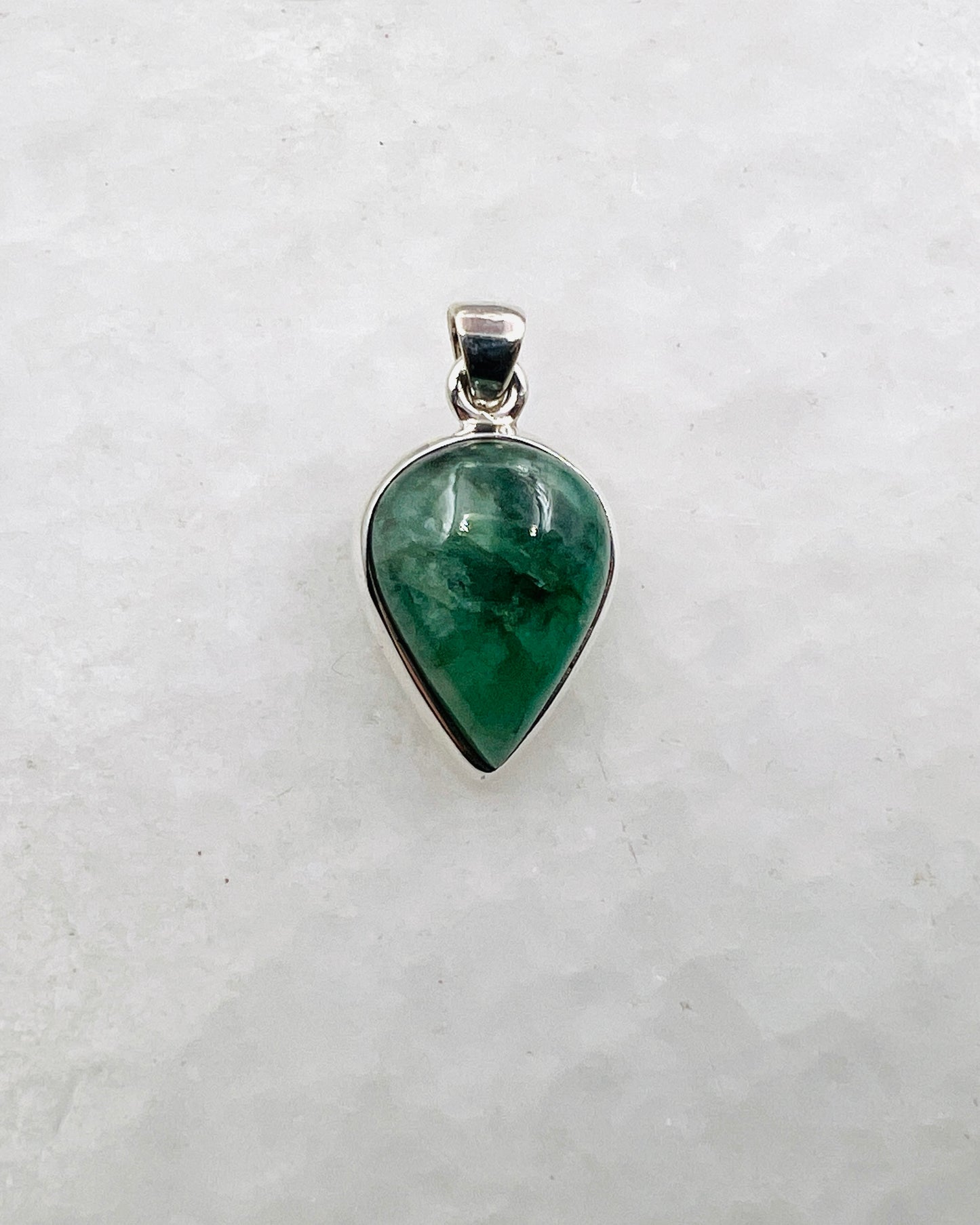 Emerald in 0.925 Silver