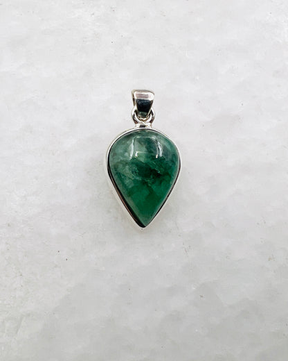 Emerald in 0.925 Silver
