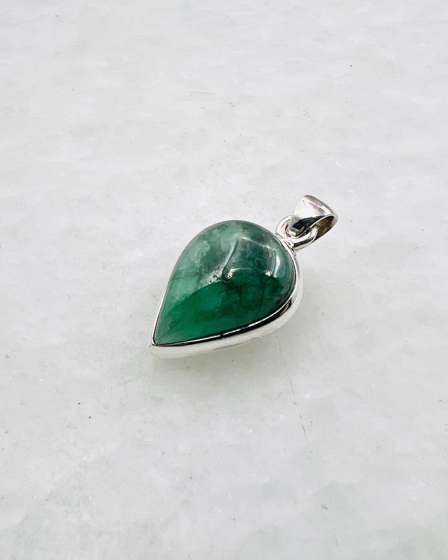 Emerald in 0.925 Silver
