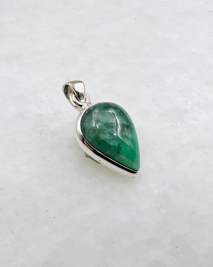 Emerald in 0.925 Silver