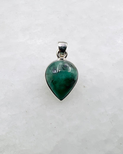 Emerald in 0.925 Silver