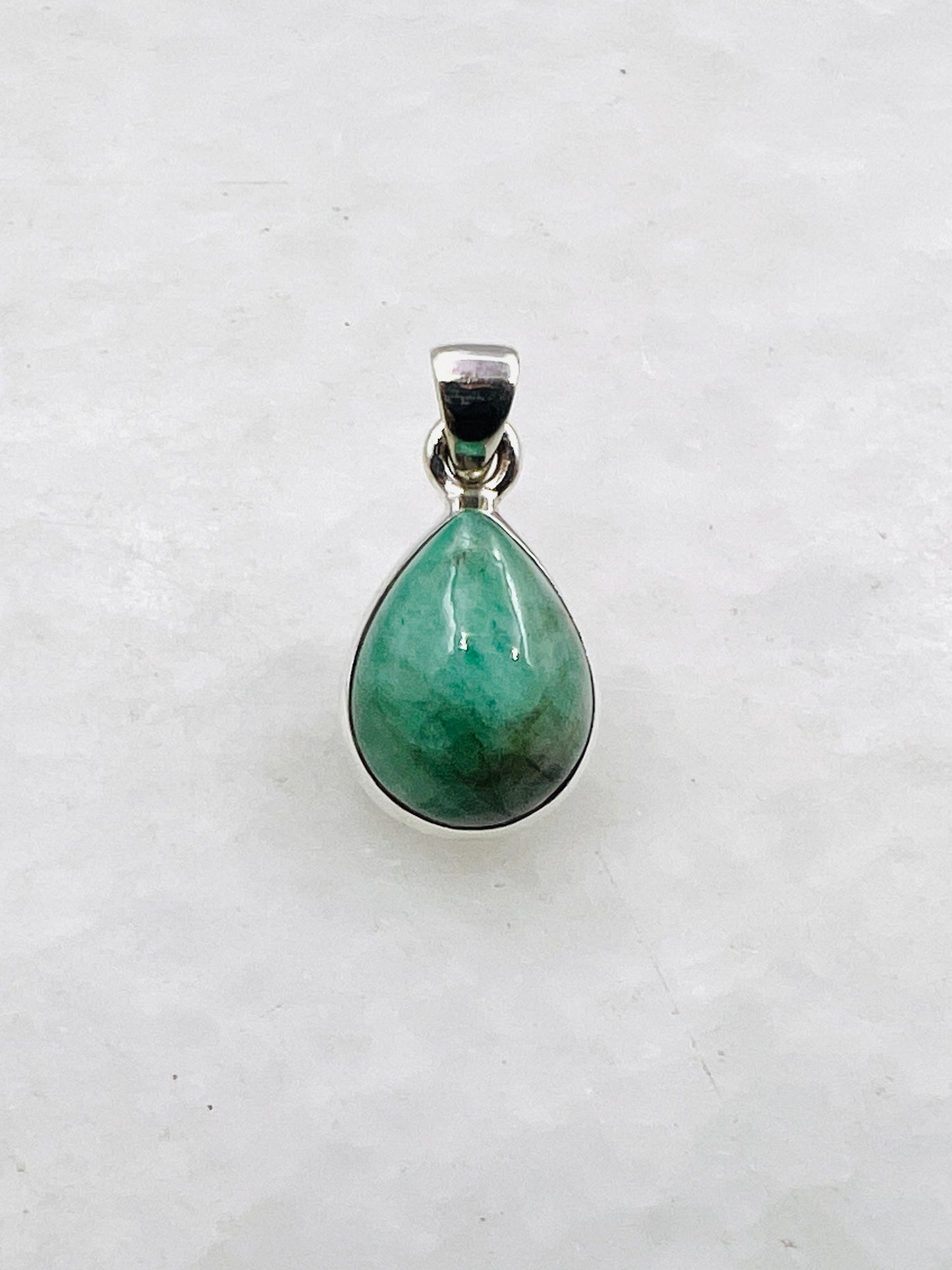 Emerald in 0.925 Silver