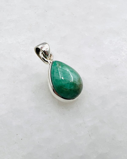 Emerald in 0.925 Silver