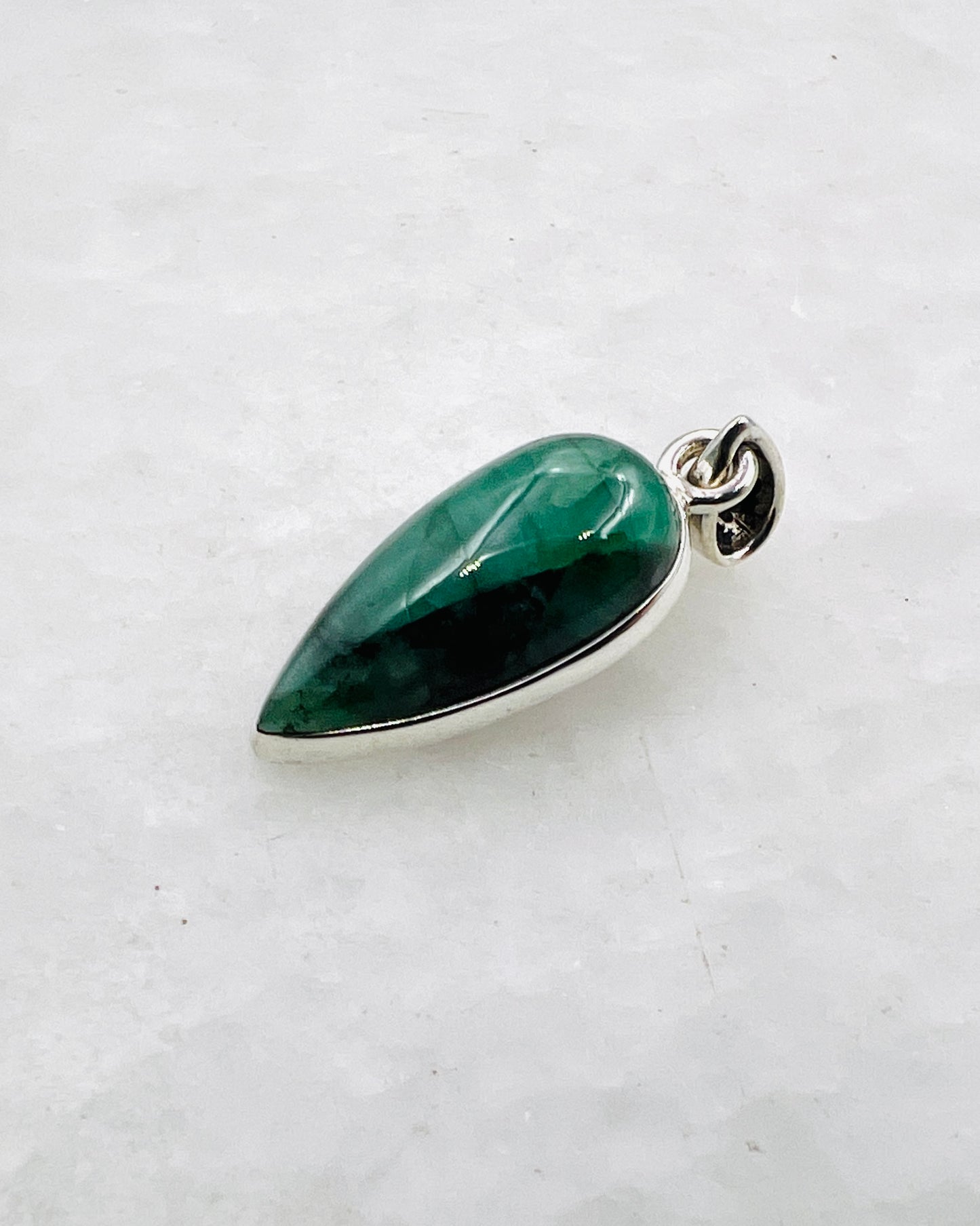 Emerald in 0.925 Silver