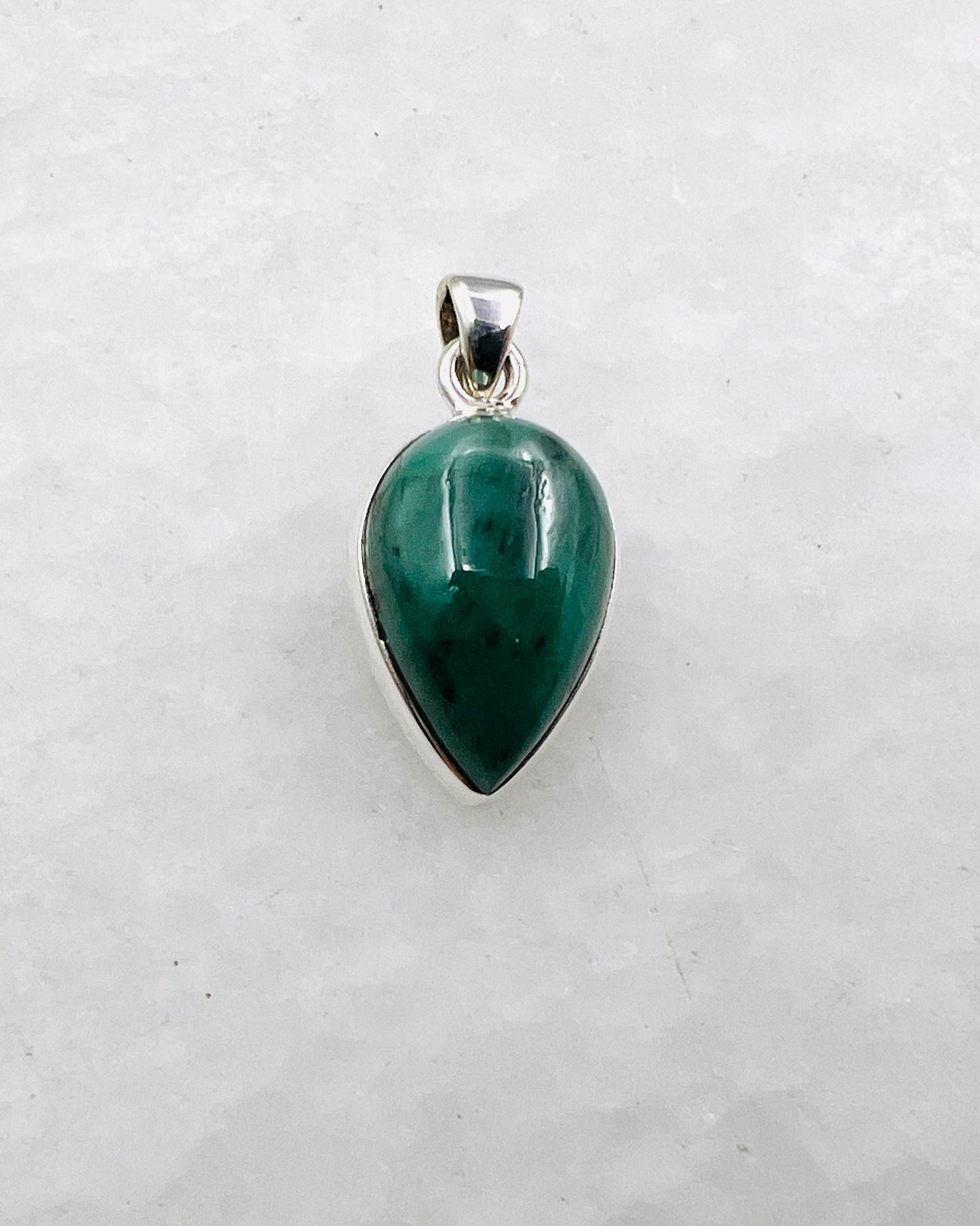Emerald in 0.925 Silver