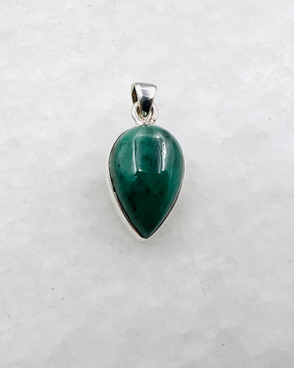Emerald in 0.925 Silver