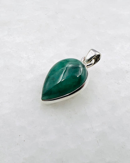Emerald in 0.925 Silver
