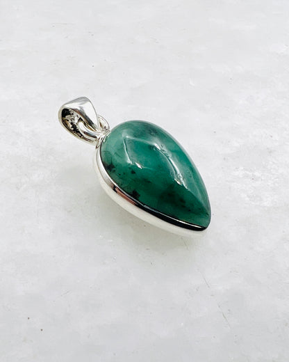 Emerald in 0.925 Silver