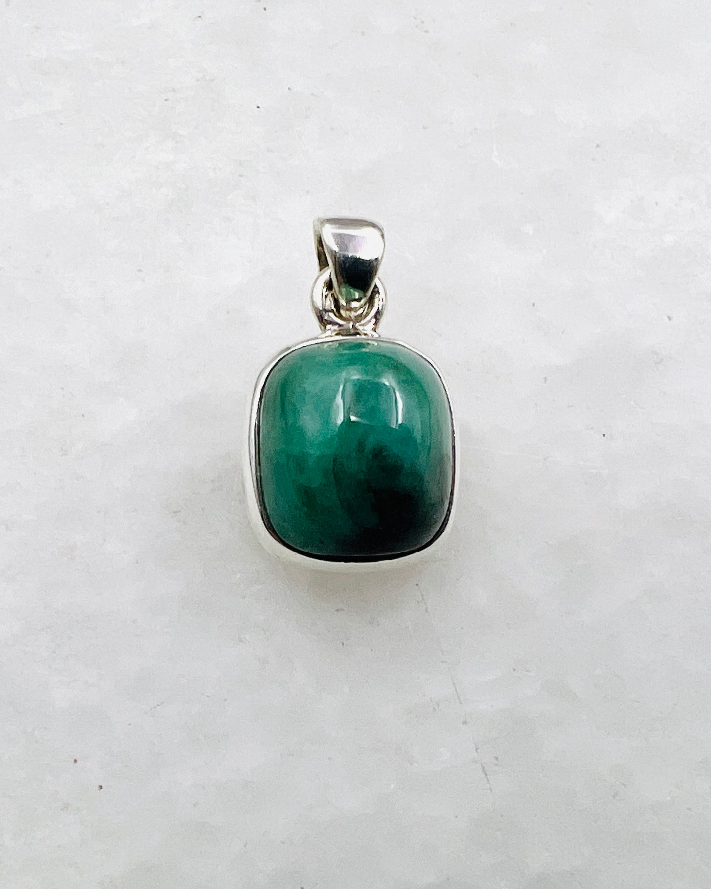 Emerald in 0.925 Silver