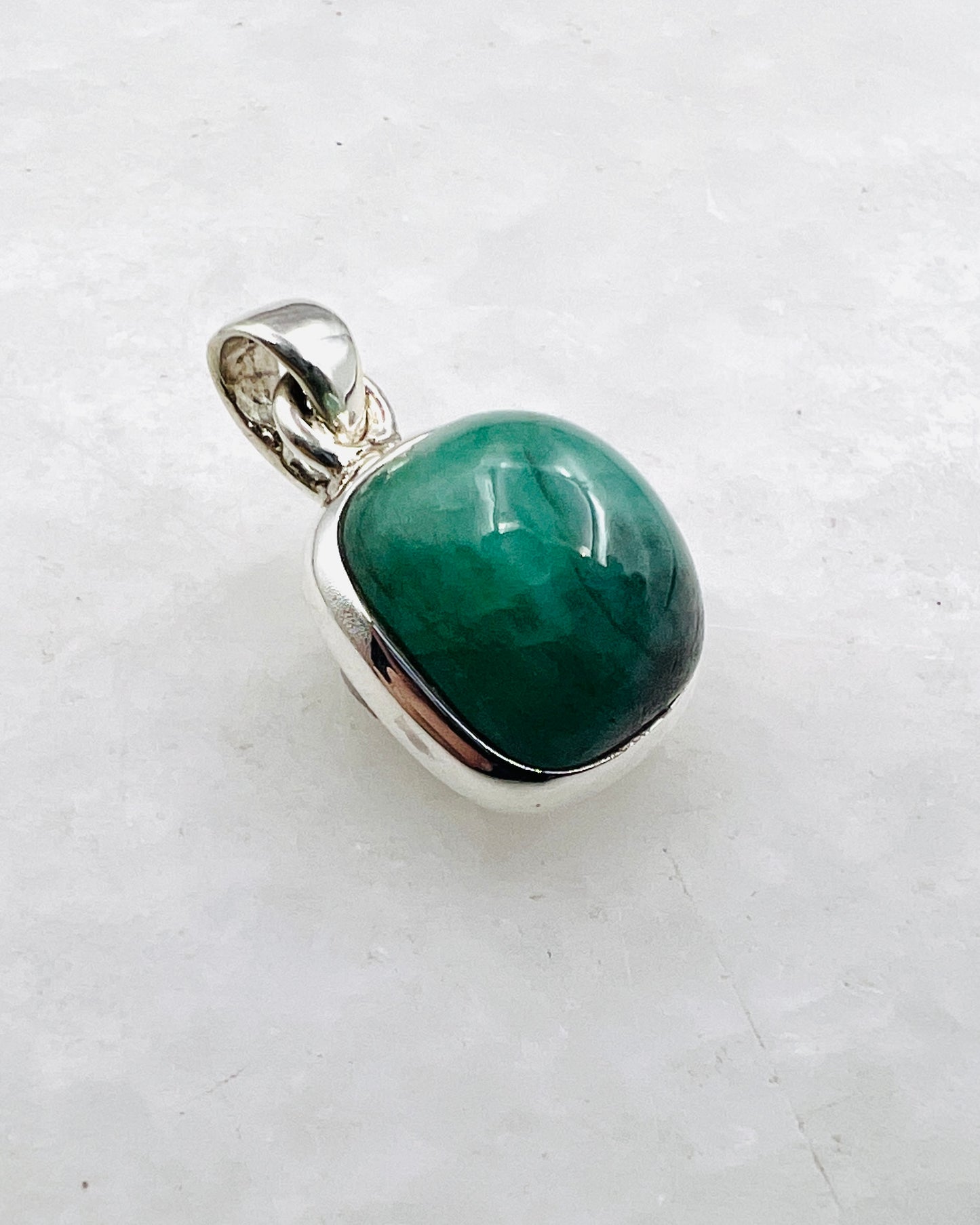 Emerald in 0.925 Silver