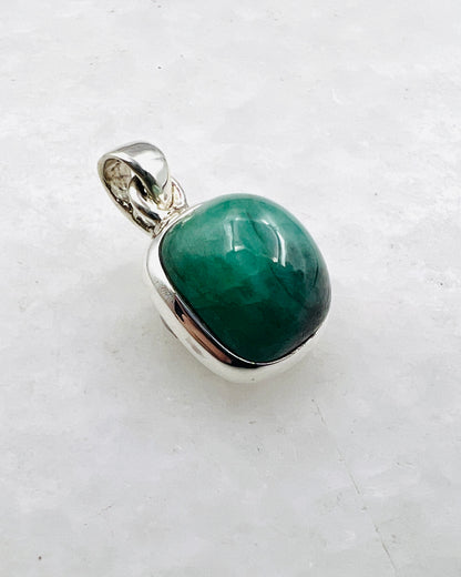 Emerald in 0.925 Silver
