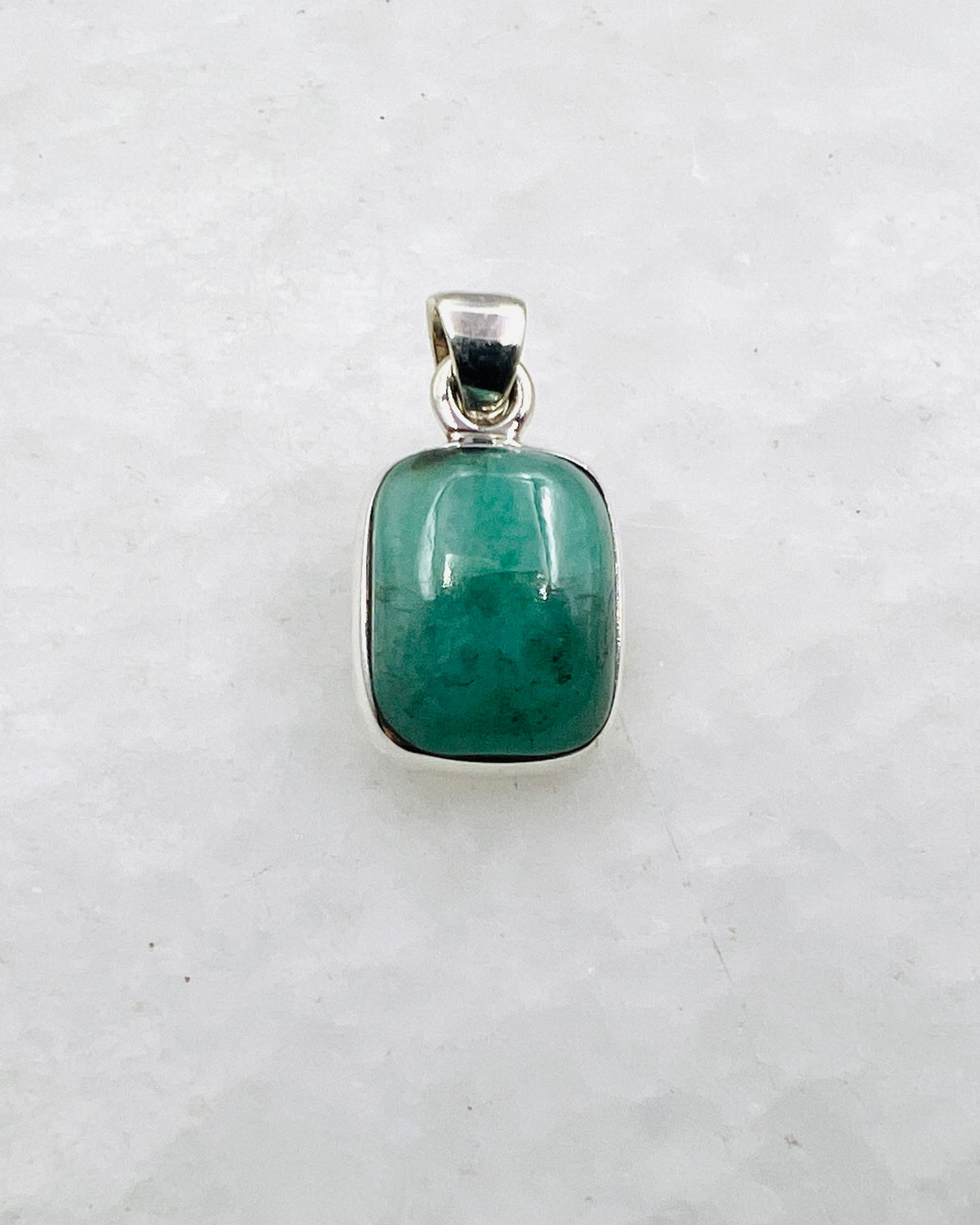 Emerald in 0.925 Silver