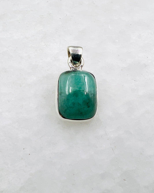 Emerald in 0.925 Silver