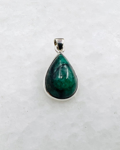 Emerald in 0.925 Silver