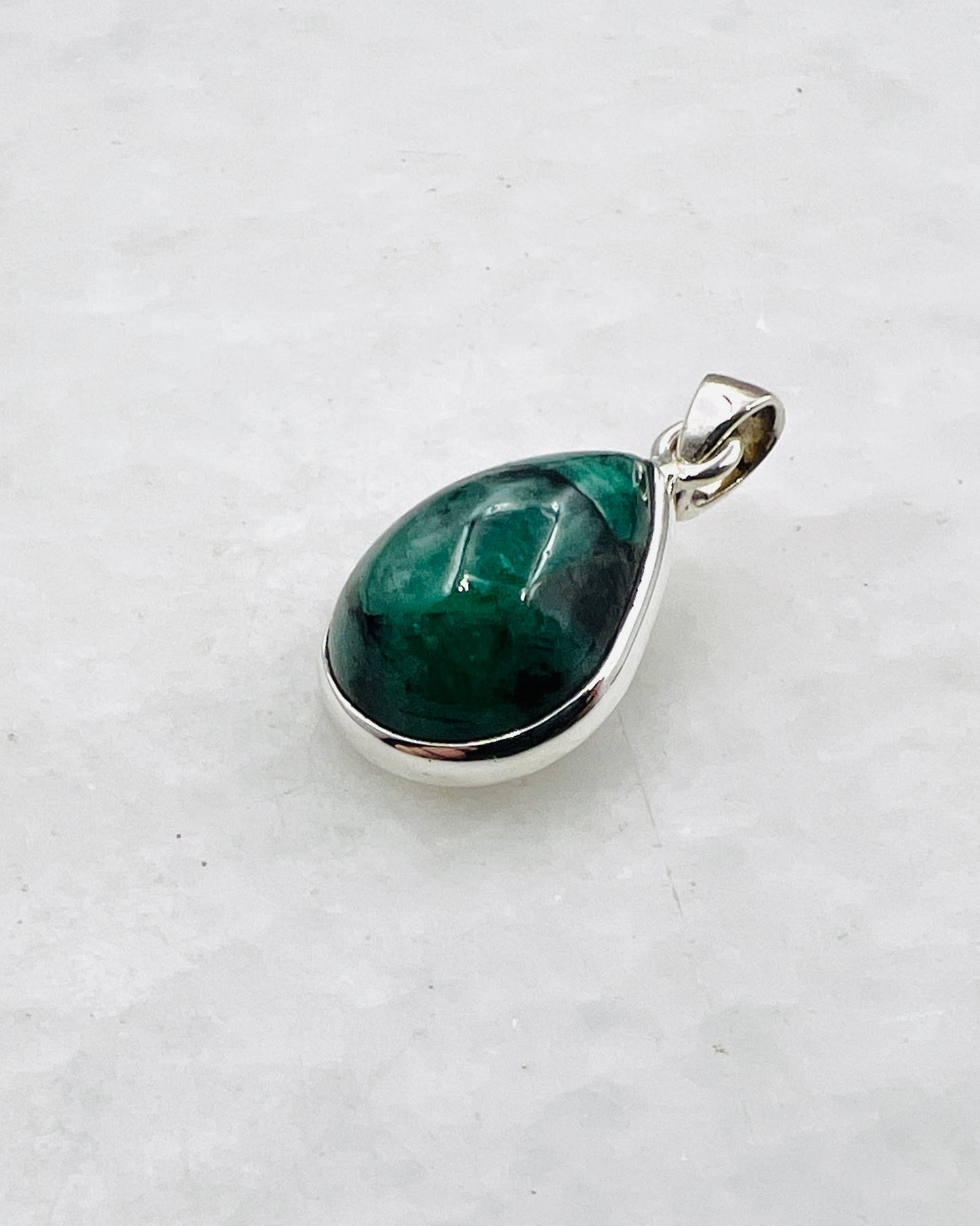 Emerald in 0.925 Silver