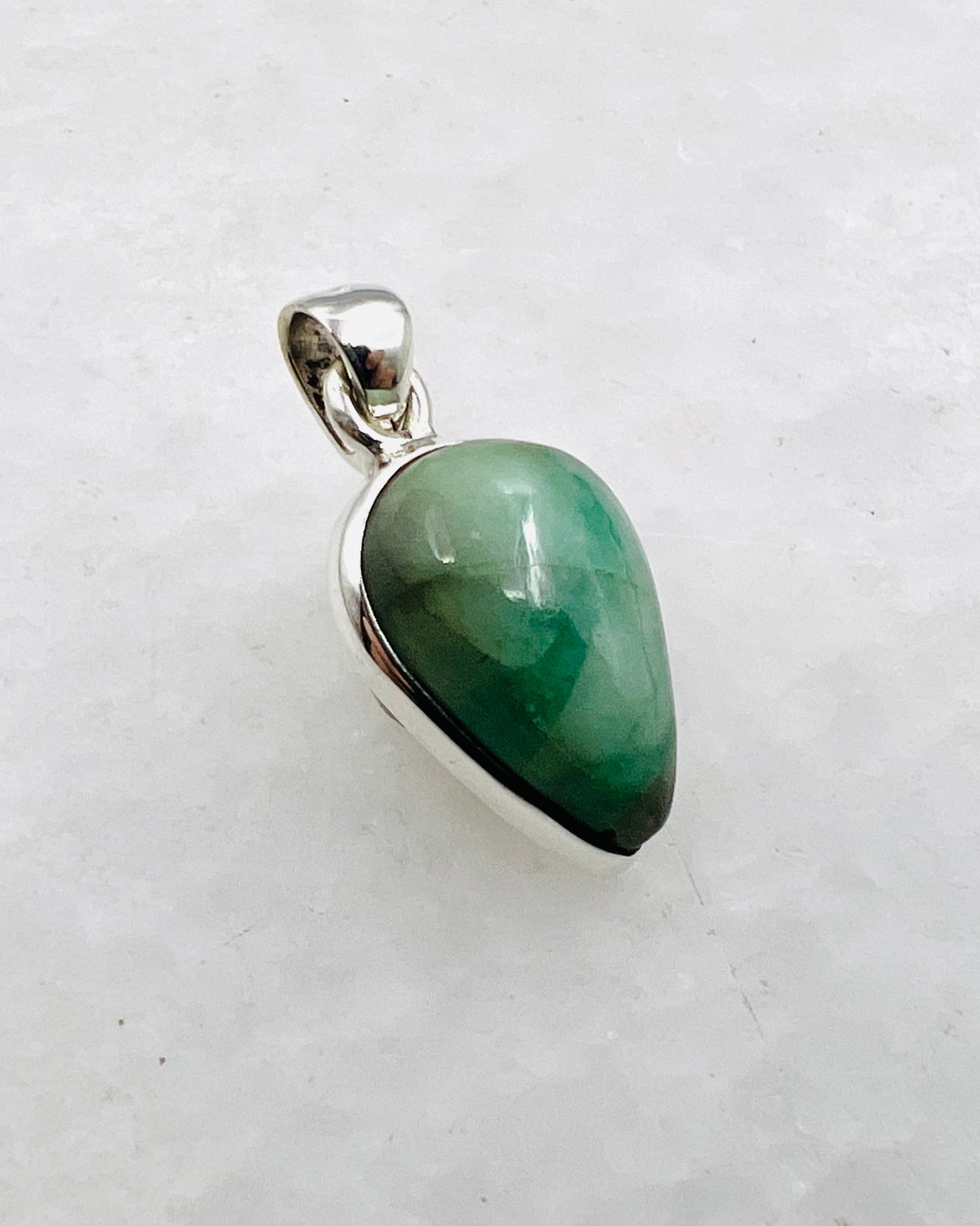 Emerald in 0.925 Silver