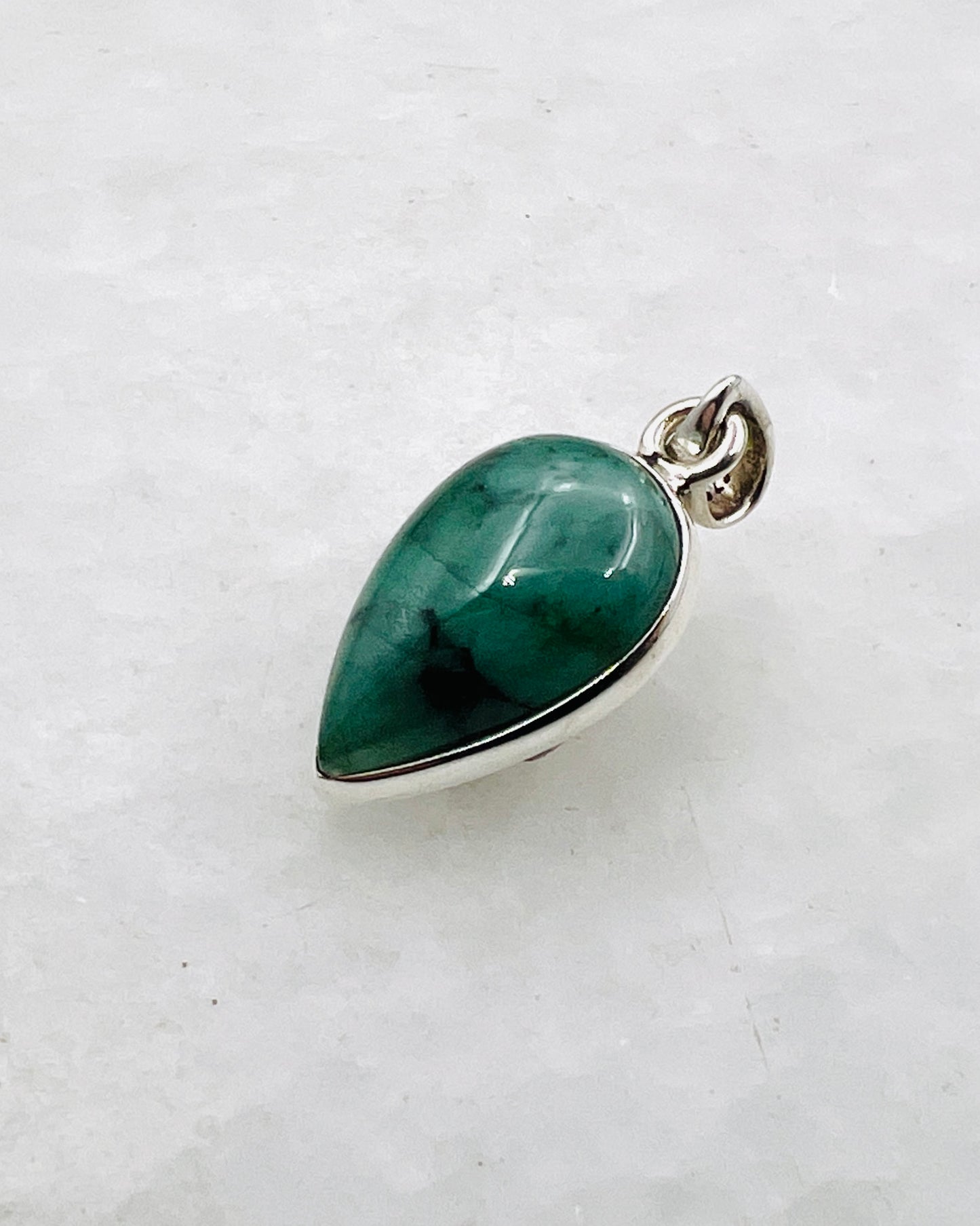 Emerald in 0.925 Silver