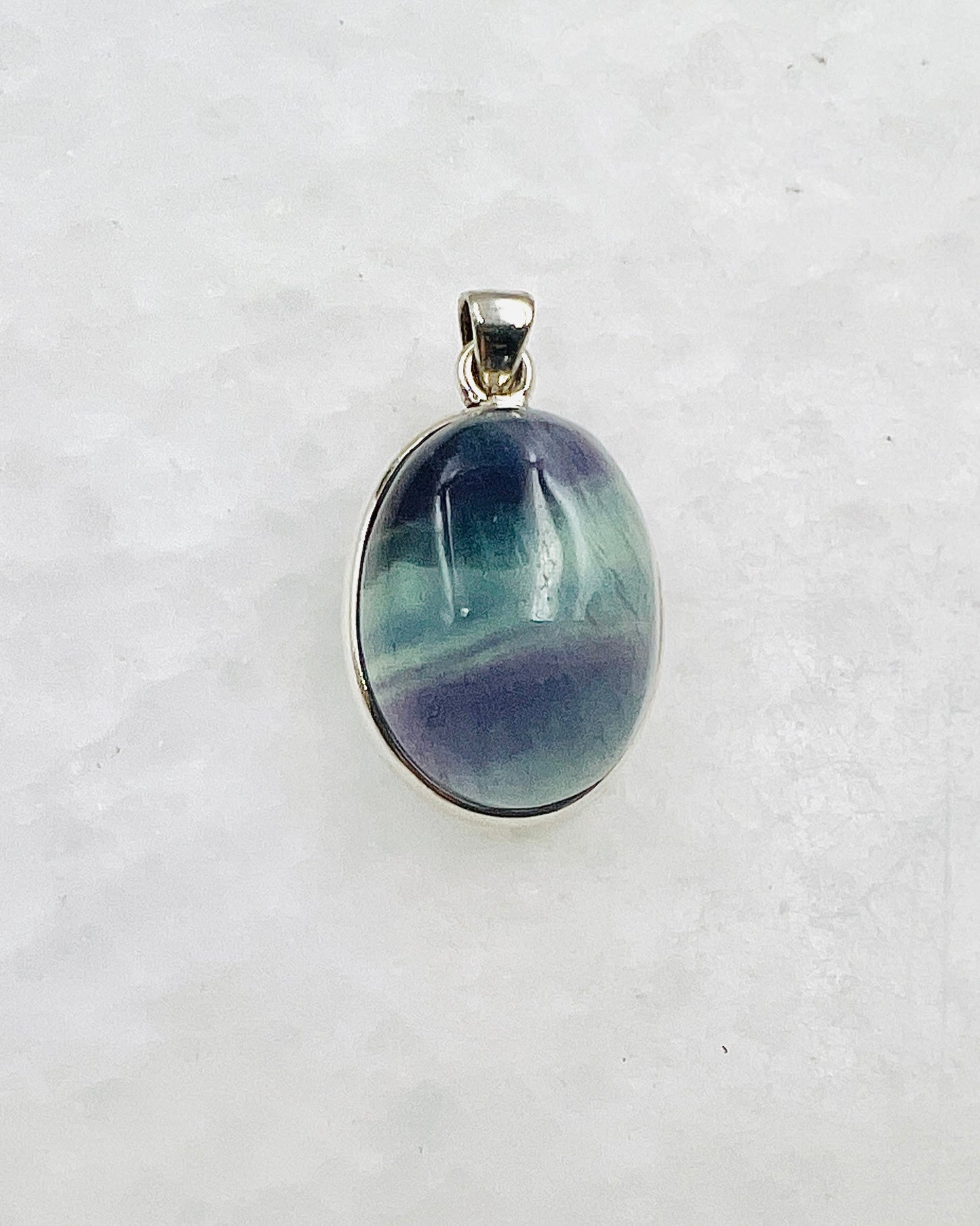 Flourite in 0.925 Silver