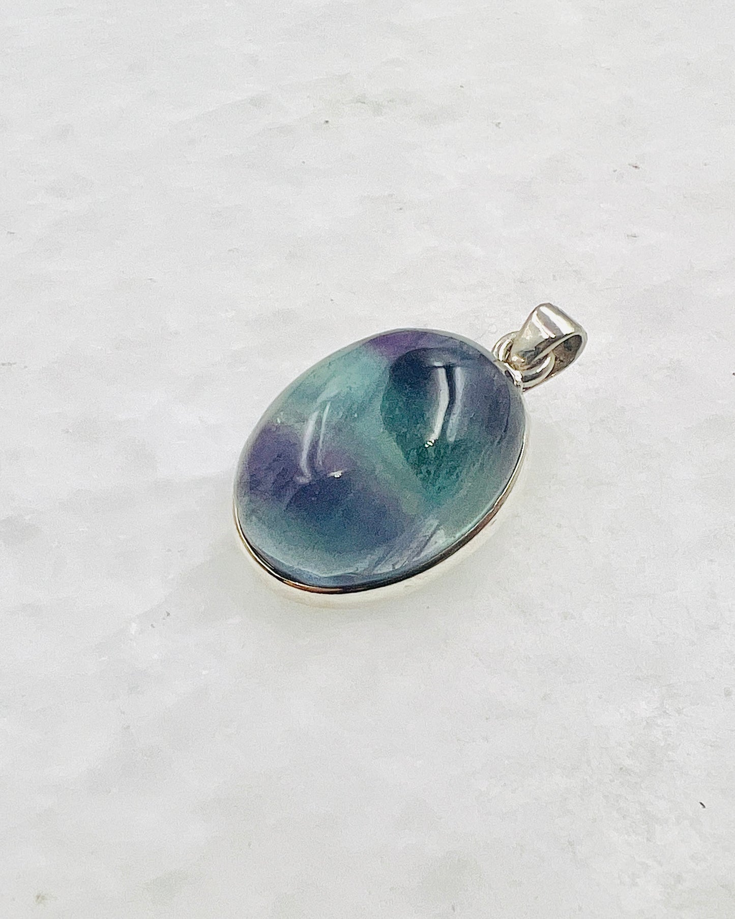 Flourite in 0.925 Silver