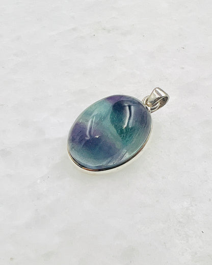 Flourite in 0.925 Silver
