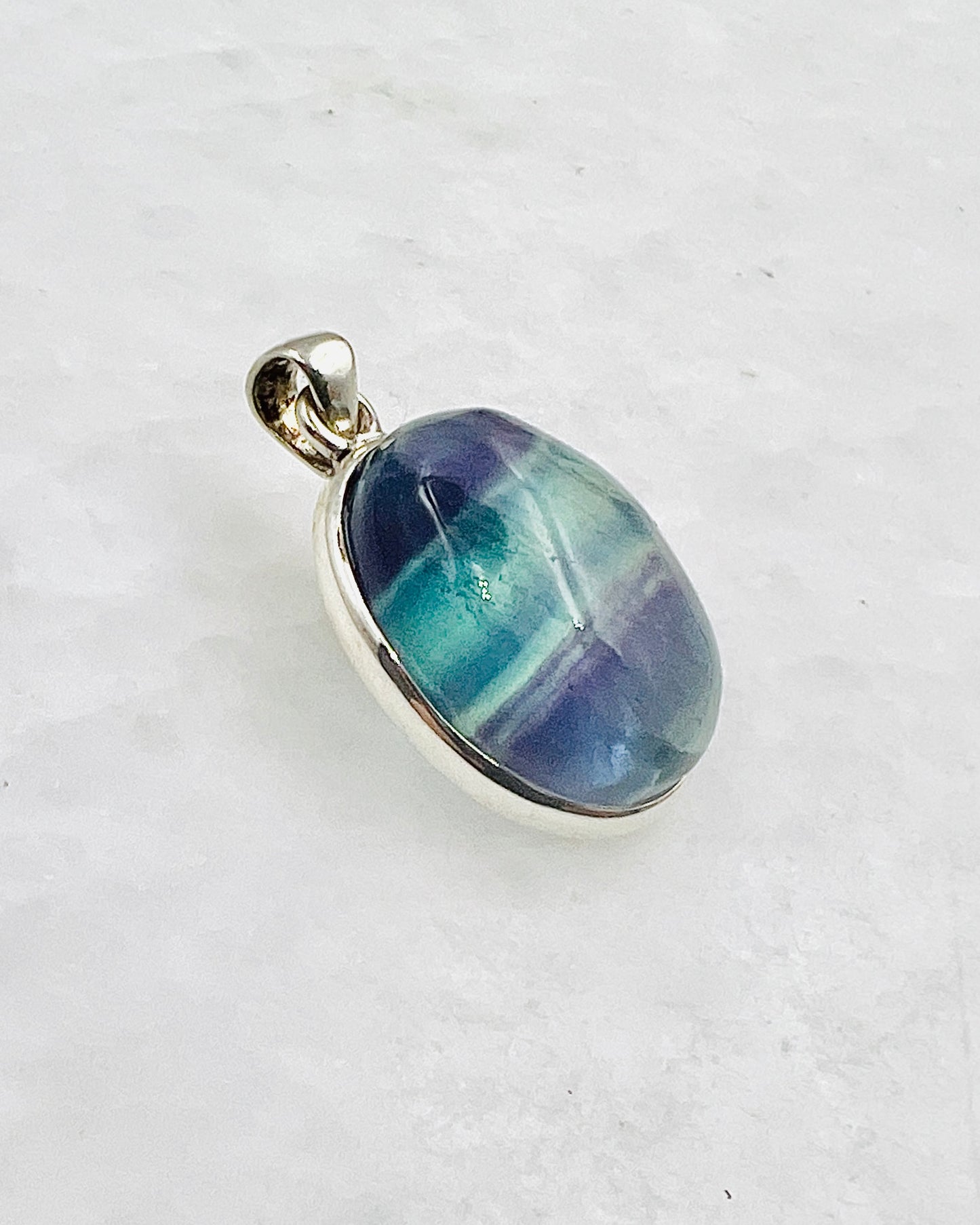 Flourite in 0.925 Silver