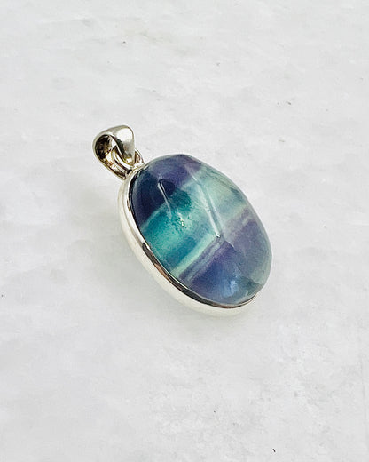 Flourite in 0.925 Silver