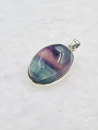Flourite in 0.925 Silver