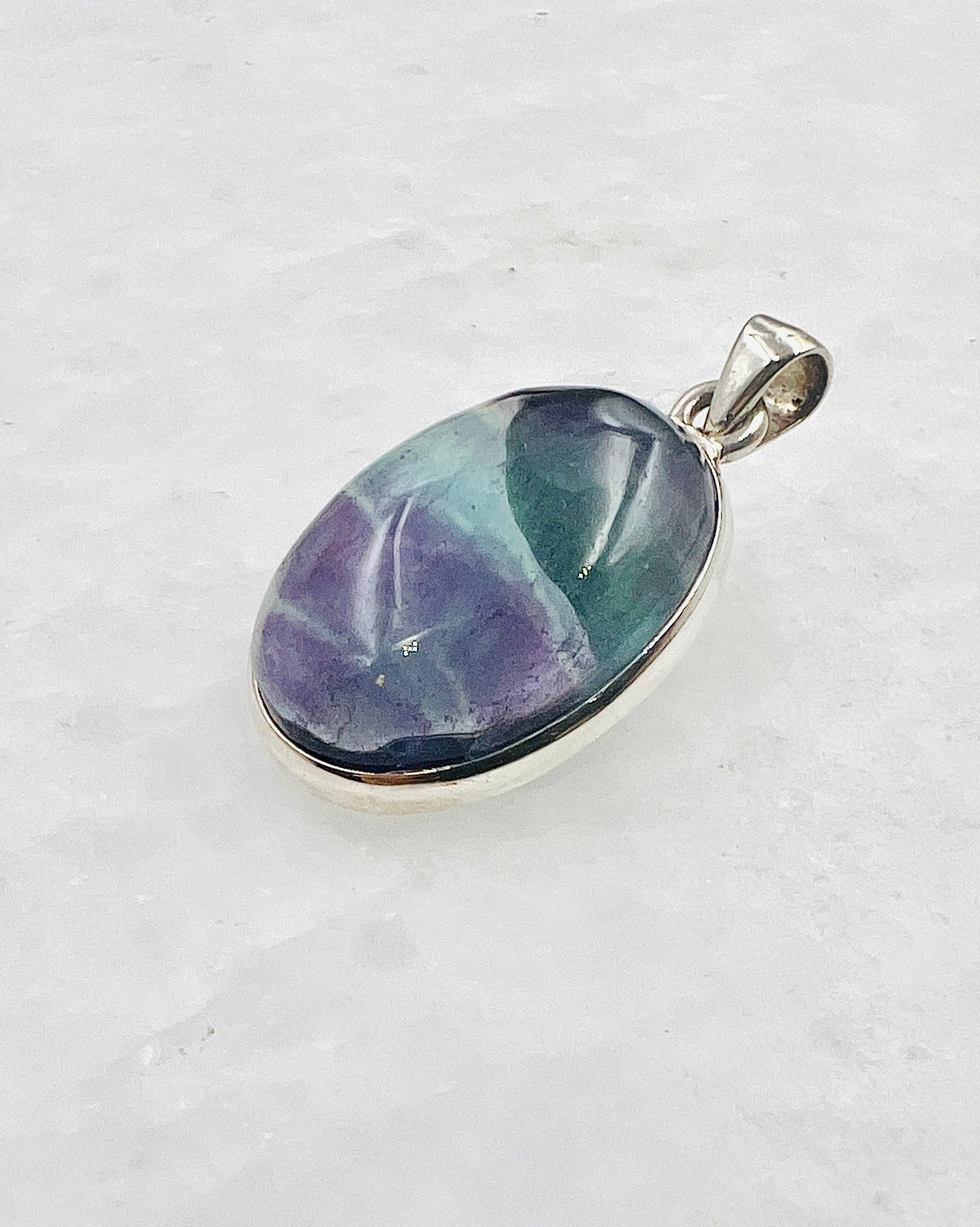 Flourite in 0.925 Silver