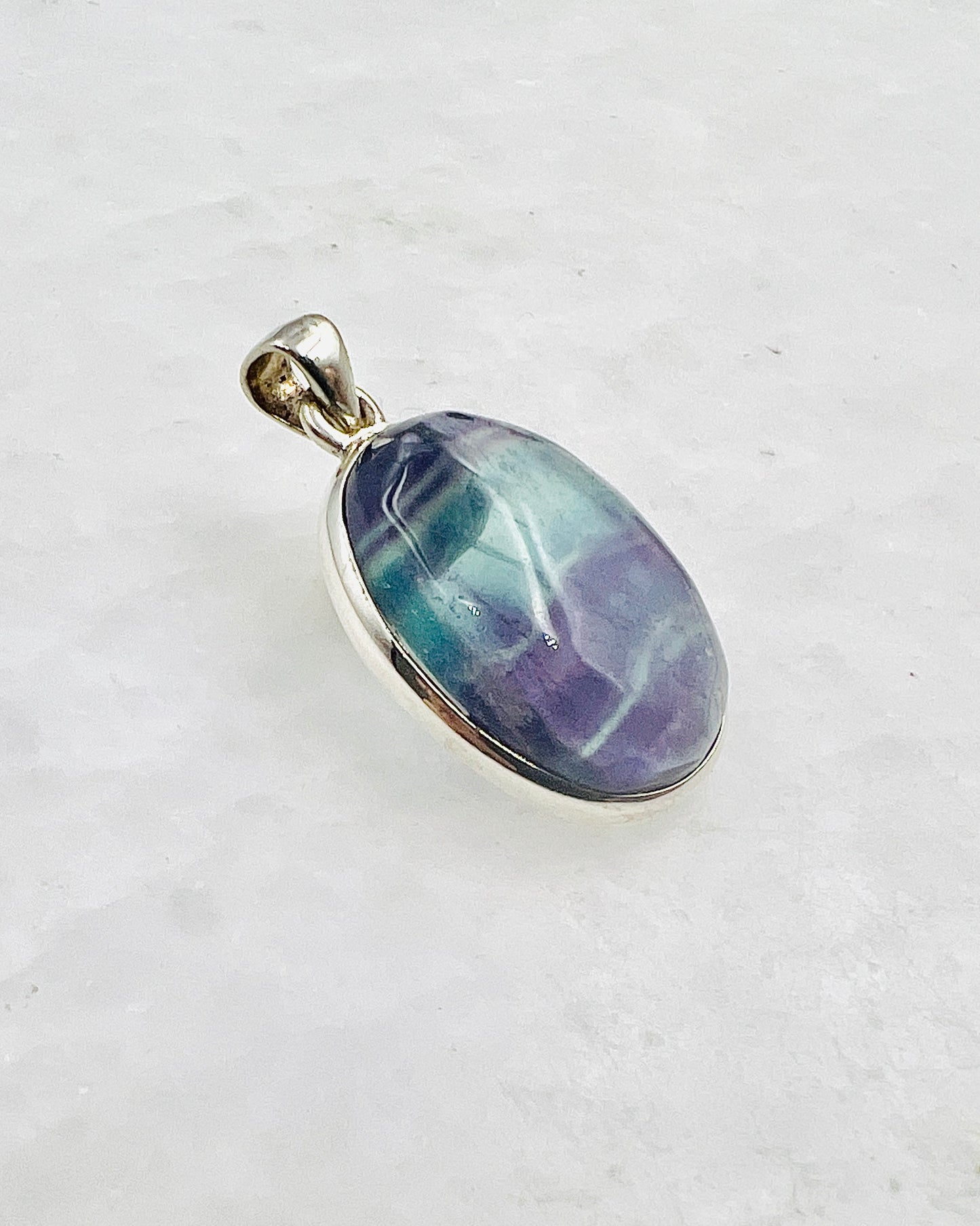 Flourite in 0.925 Silver