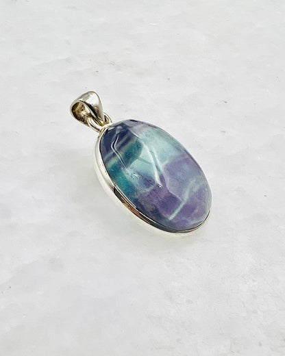 Flourite in 0.925 Silver