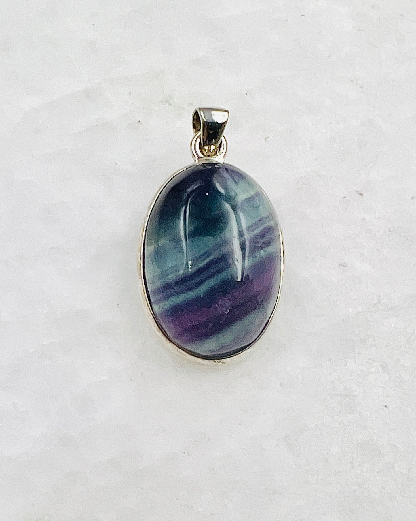 Flourite in 0.925 Silver