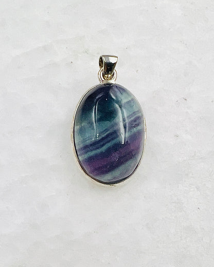Flourite in 0.925 Silver