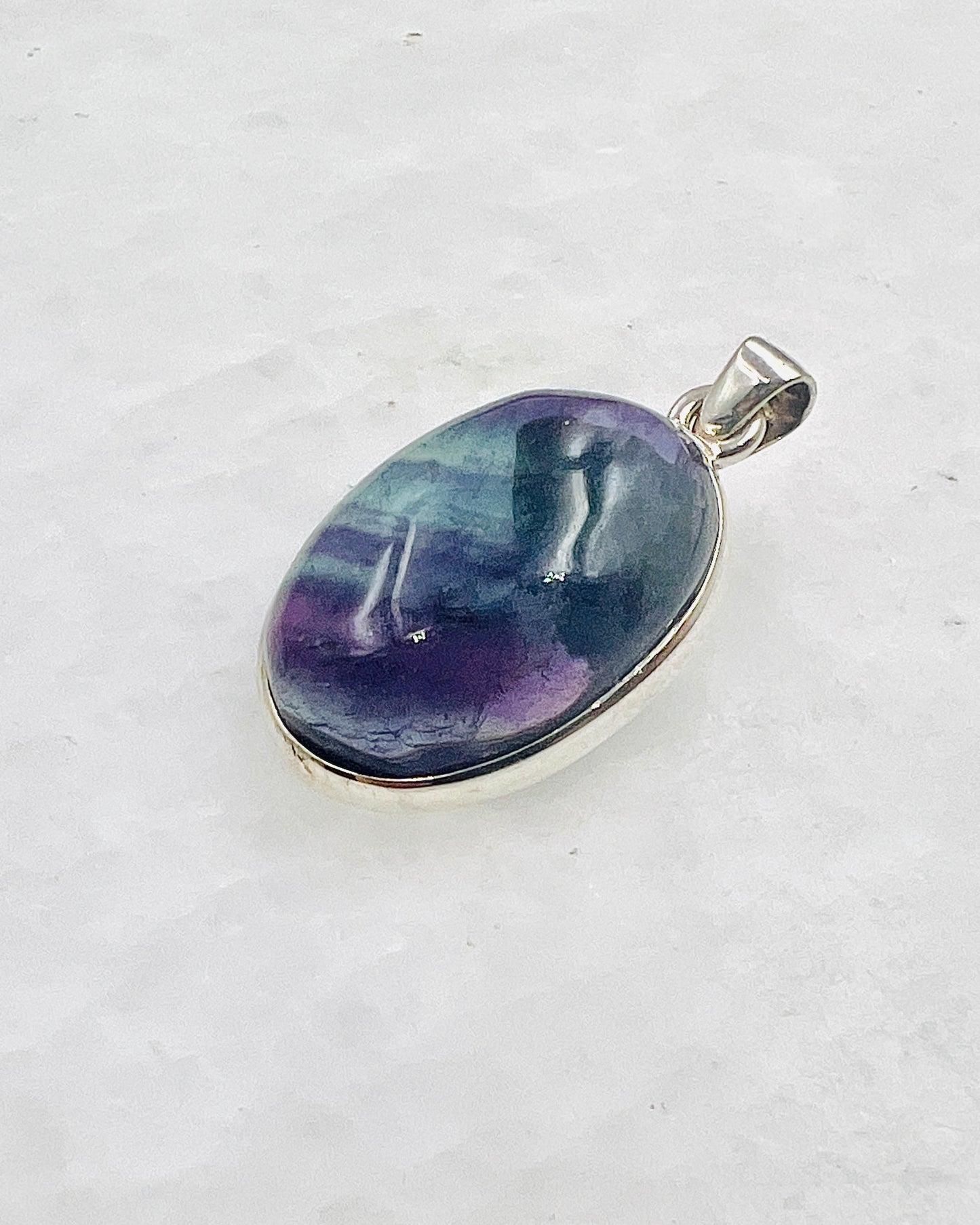 Flourite in 0.925 Silver
