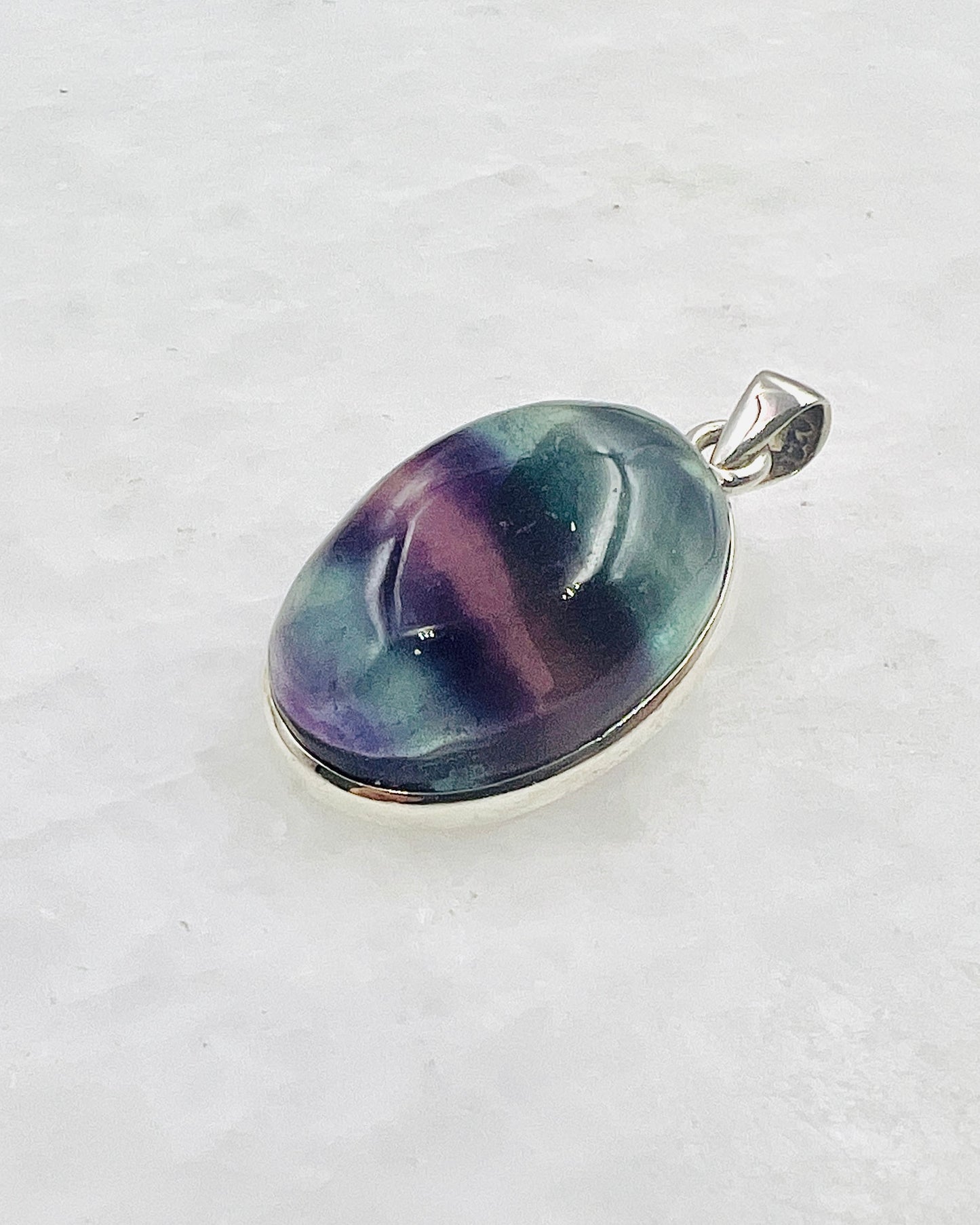 Flourite in 0.925 Silver