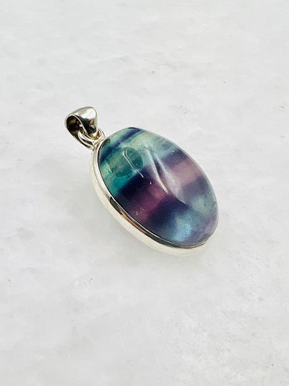 Flourite in 0.925 Silver