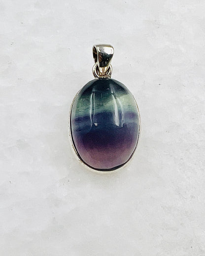 Flourite in 0.925 Silver