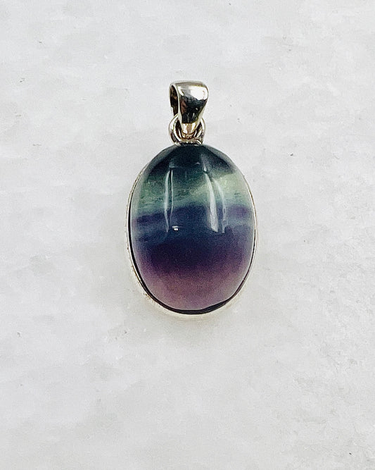 Flourite in 0.925 Silver