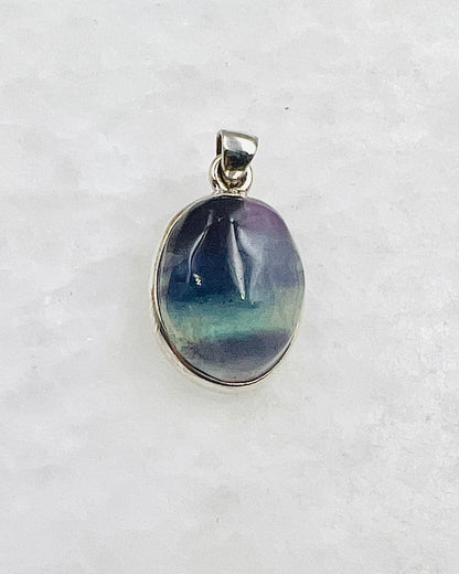 Flourite in 0.925 Silver