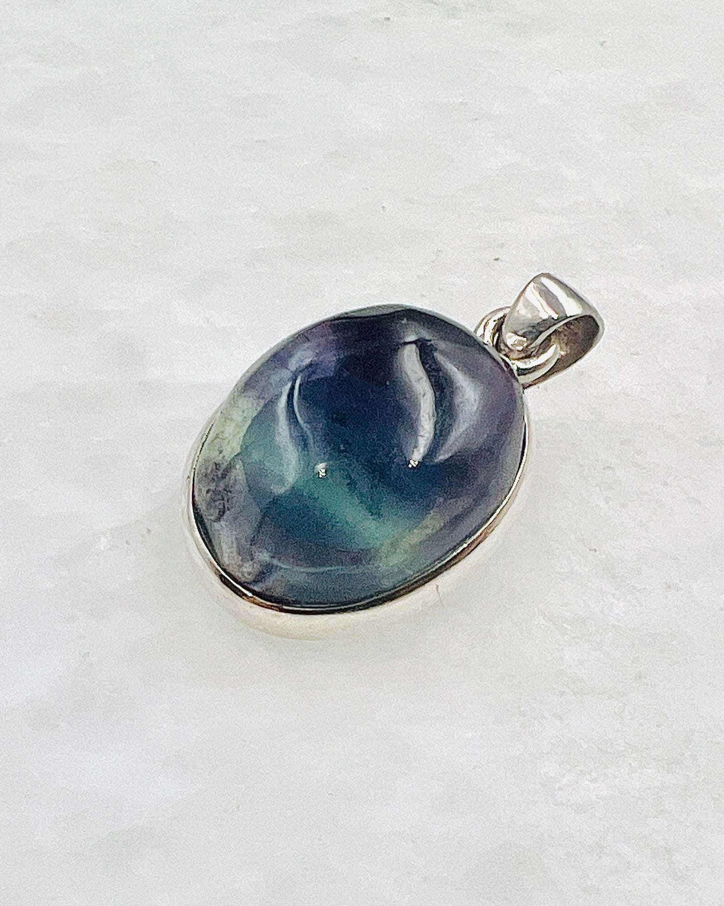 Flourite in 0.925 Silver