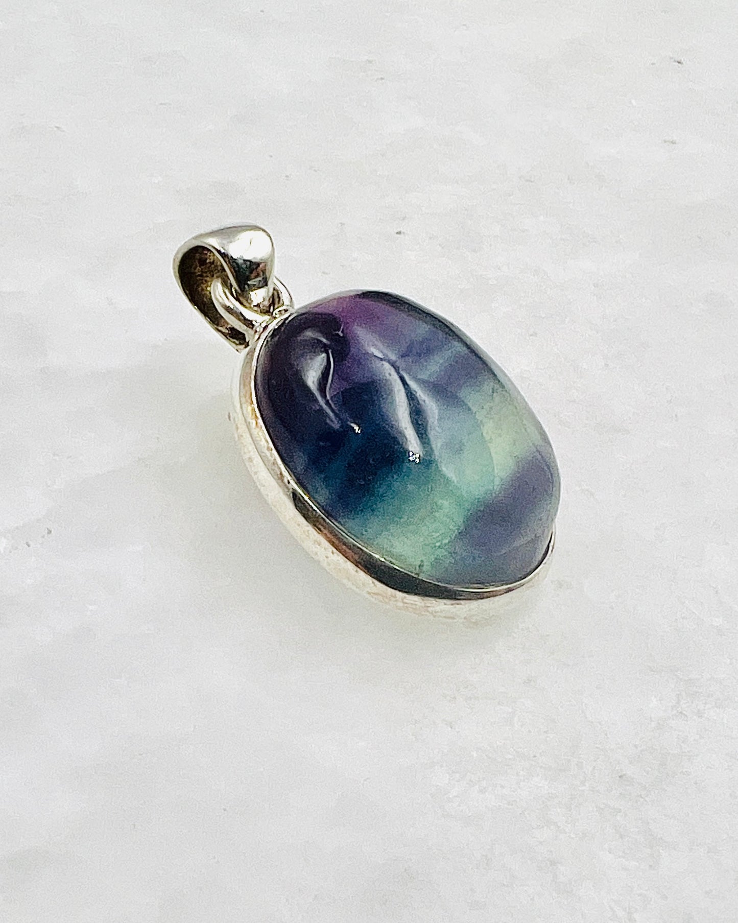 Flourite in 0.925 Silver