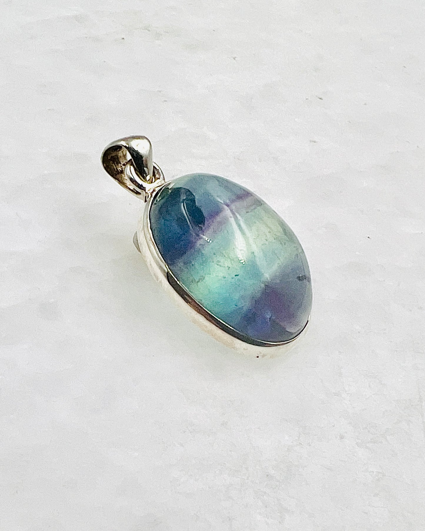 Flourite in 0.925 Silver