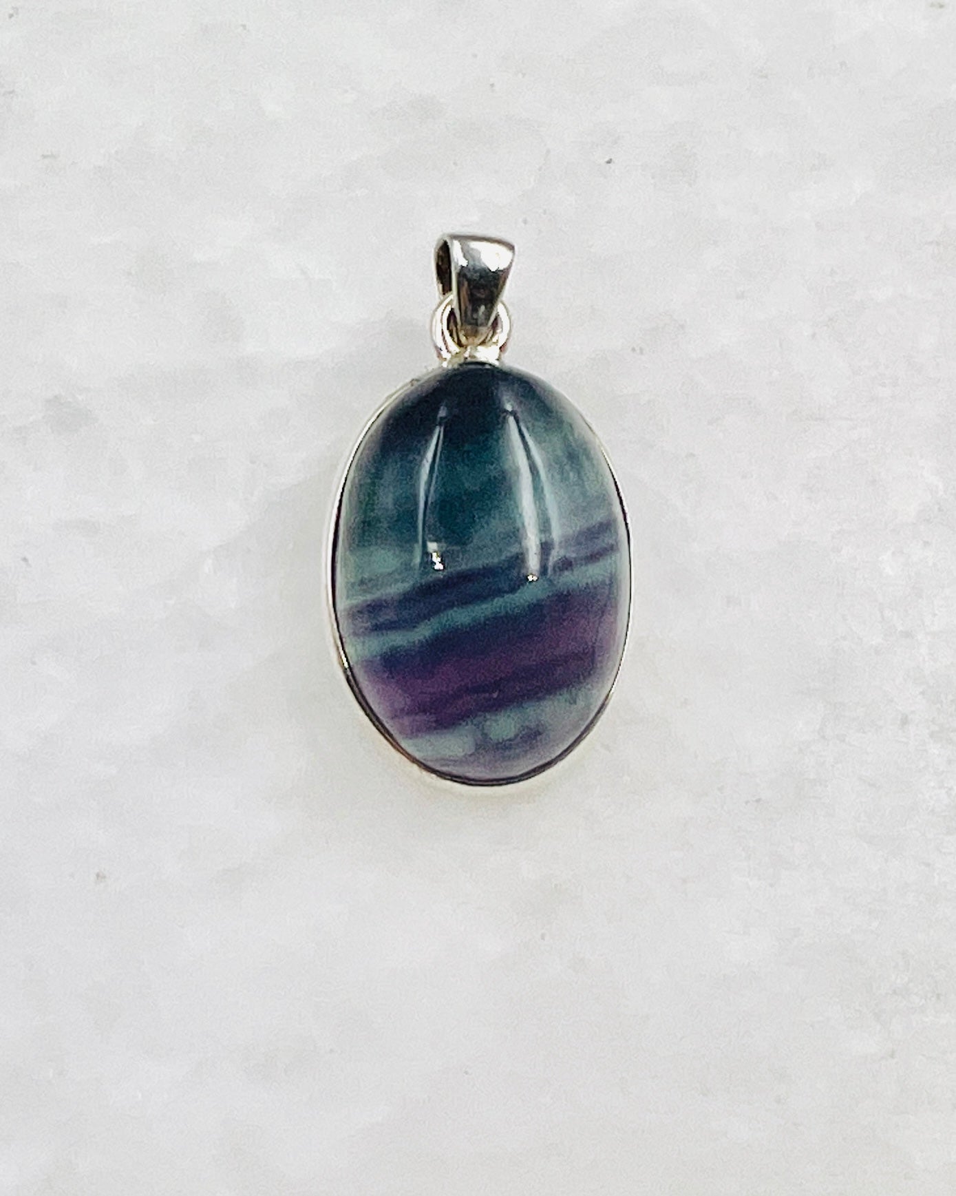 Flourite in 0.925 Silver