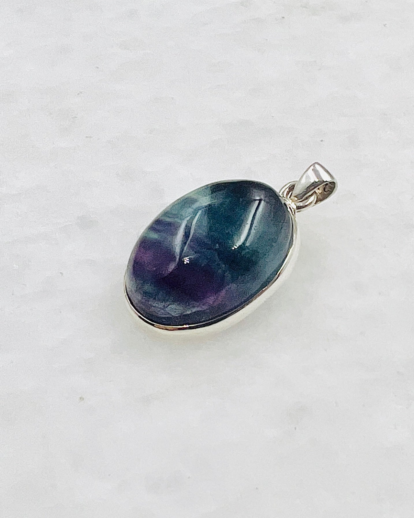 Flourite in 0.925 Silver