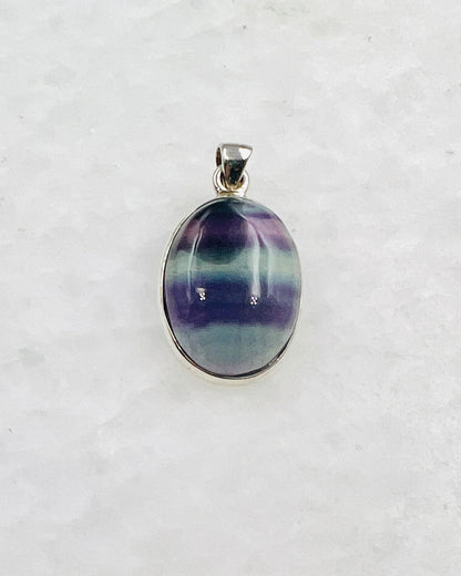 Flourite in 0.925 Silver