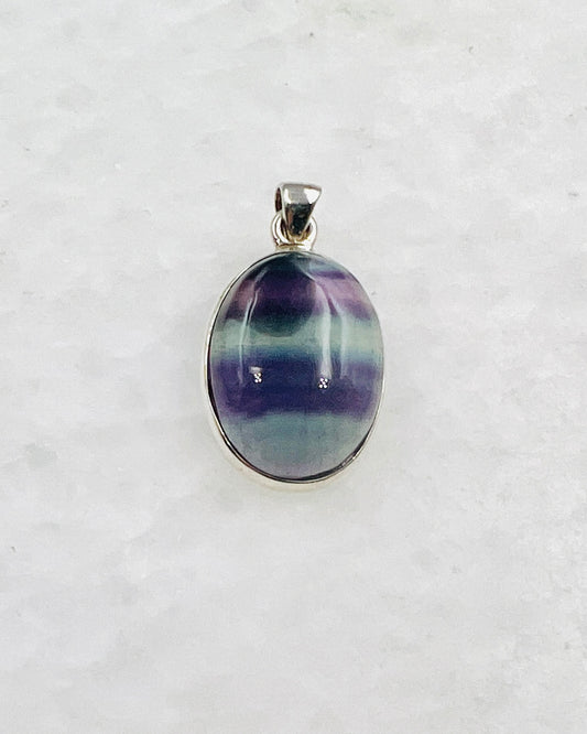 Flourite in 0.925 Silver